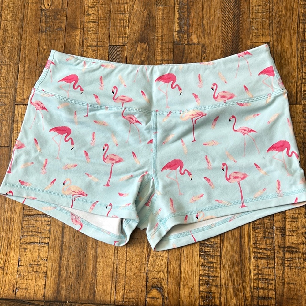 SAVAGE BARBELL shorties 2.5” size M (tag removed) retired print 🦩